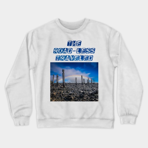 Road-less Traveled Crewneck Sweatshirt by Apatche